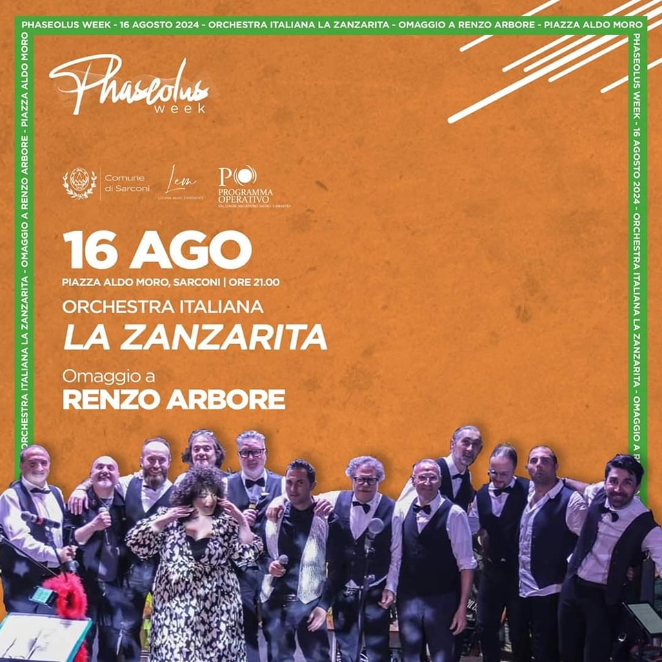 L Orchestra Italiana Di Renzo Arbore Questa Sera A Sarconi Musica